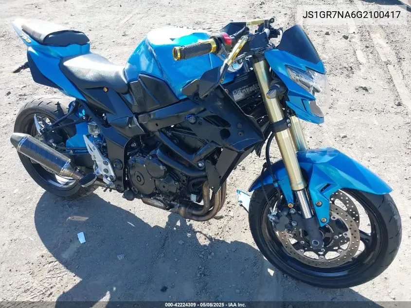 2016 Suzuki Gsx-S750 VIN: JS1GR7NA6G2100417 Lot: 42224309