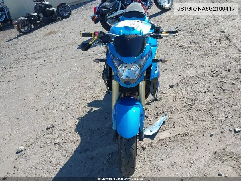 2016 Suzuki Gsx-S750 VIN: JS1GR7NA6G2100417 Lot: 42224309
