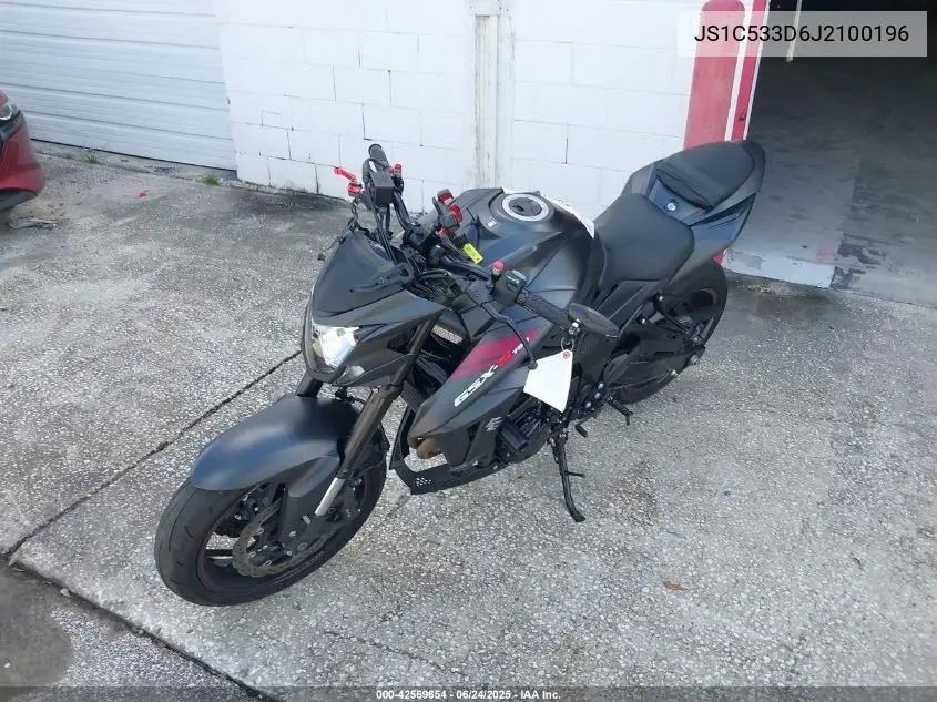 2018 Suzuki Gsx-S750 M/Z VIN: JS1C533D6J2100196 Lot: 42569654
