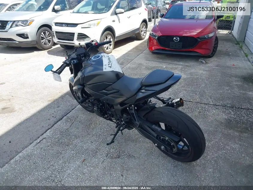 2018 Suzuki Gsx-S750 M/Z VIN: JS1C533D6J2100196 Lot: 42569654