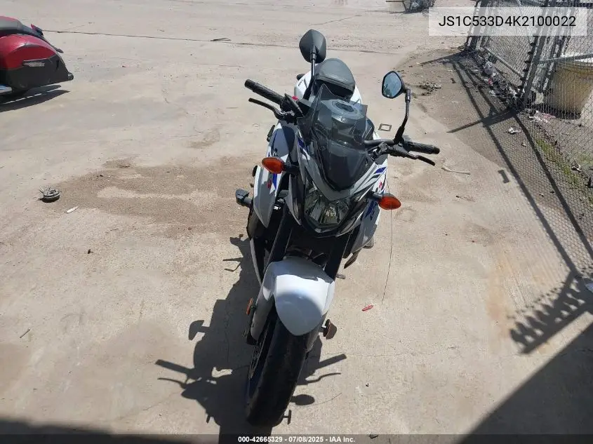 2019 Suzuki Gsx-S750 M/Z VIN: JS1C533D4K2100022 Lot: 42665329
