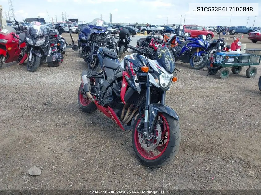 2020 Suzuki Gsx-S750 M/Z VIN: JS1C533B6L7100848 Lot: 12349118