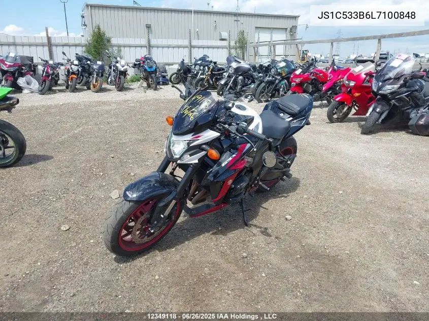 2020 Suzuki Gsx-S750 M/Z VIN: JS1C533B6L7100848 Lot: 12349118