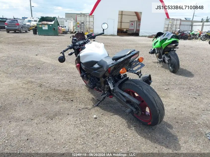 2020 Suzuki Gsx-S750 M/Z VIN: JS1C533B6L7100848 Lot: 12349118