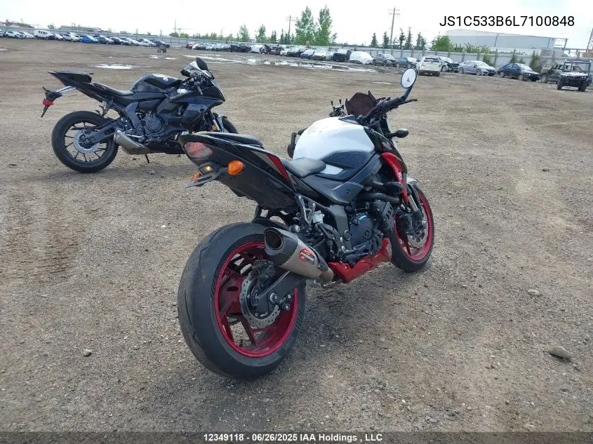 2020 Suzuki Gsx-S750 M/Z VIN: JS1C533B6L7100848 Lot: 12349118