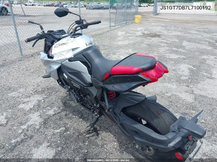 2020 Suzuki Gsx-S 1000Sm VIN: JS1GT7DB7L7100192 Lot: 42244603