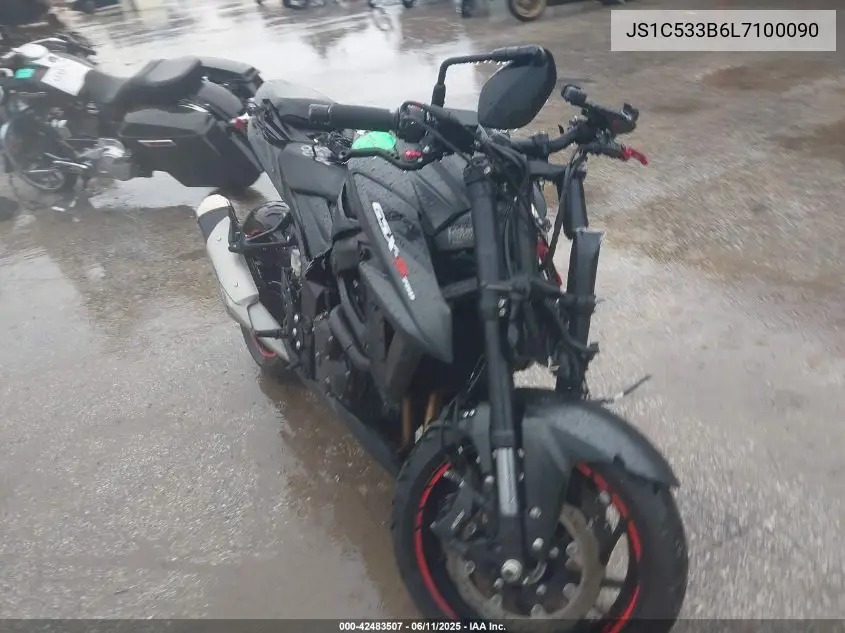 2020 Suzuki Gsx-S750 M/Z VIN: JS1C533B6L7100090 Lot: 42483507