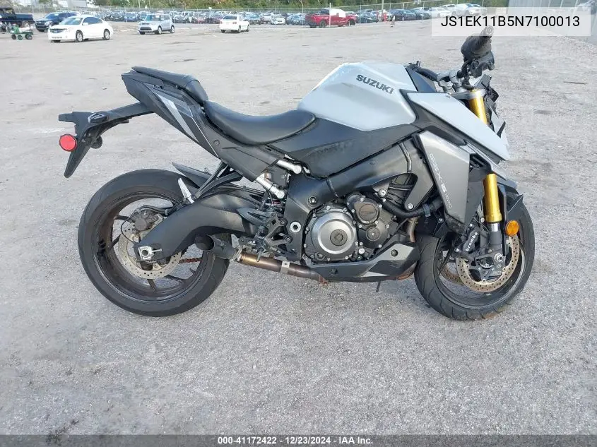2022 Suzuki Gsx-S1000 A VIN: JS1EK11B5N7100013 Lot: 41172422
