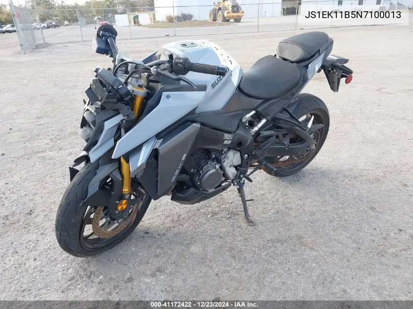 2022 Suzuki Gsx-S1000 A VIN: JS1EK11B5N7100013 Lot: 41172422