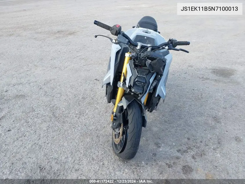 2022 Suzuki Gsx-S1000 A VIN: JS1EK11B5N7100013 Lot: 41172422