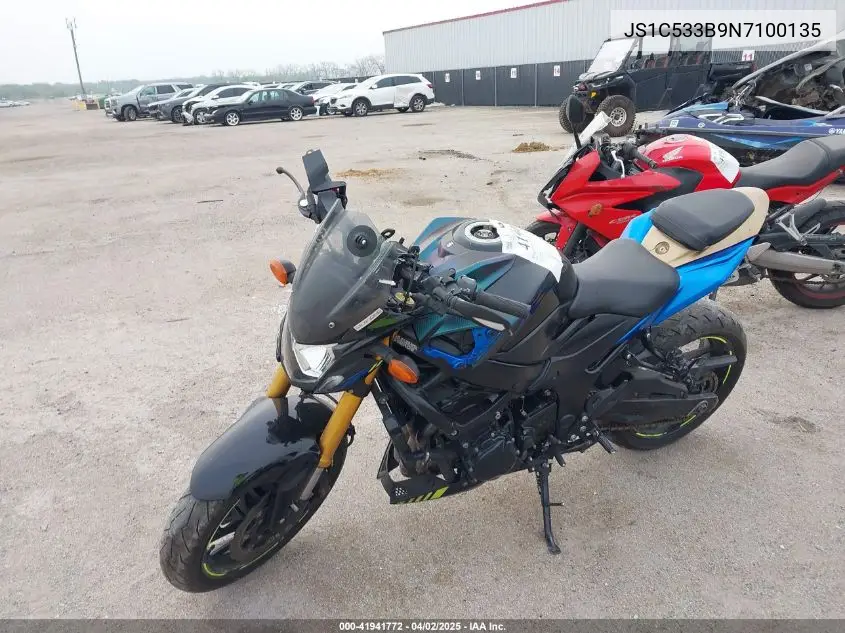 2022 Suzuki Gsx-S750 M/Z VIN: JS1C533B9N7100135 Lot: 41941772