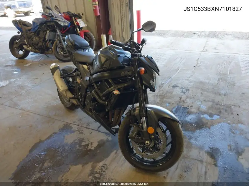 2022 Suzuki Gsx-S750 M/Z VIN: JS1C533BXN7101827 Lot: 42228957