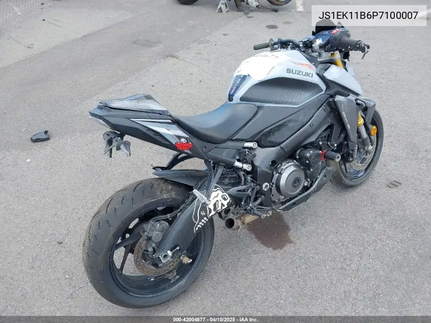 2023 Suzuki Gsx-S1000 A VIN: JS1EK11B6P7100007 Lot: 42004677