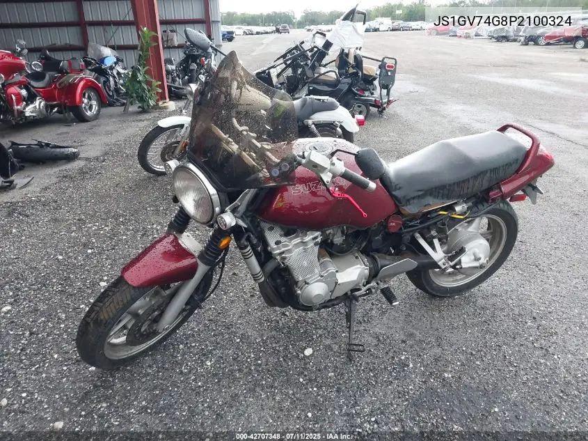 1993 Suzuki Gsx1100 G VIN: JS1GV74G8P2100324 Lot: 42707348