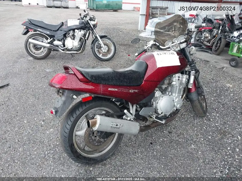 1993 Suzuki Gsx1100 G VIN: JS1GV74G8P2100324 Lot: 42707348