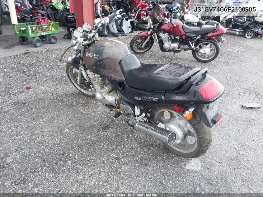 1993 Suzuki Gsx1100 G VIN: JS1GV74G6P2100905 Lot: 42707453