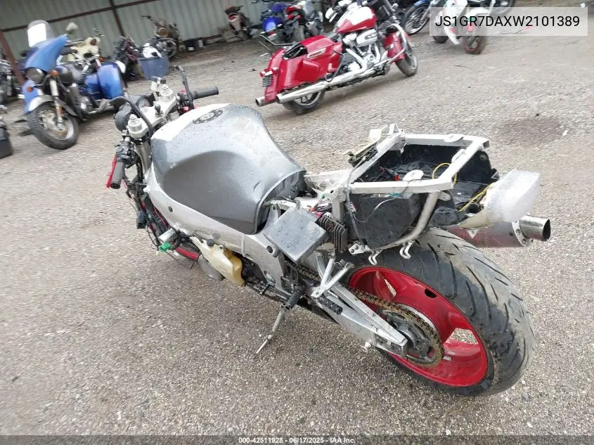 1998 Suzuki Gsx-R750 VIN: JS1GR7DAXW2101389 Lot: 42511928