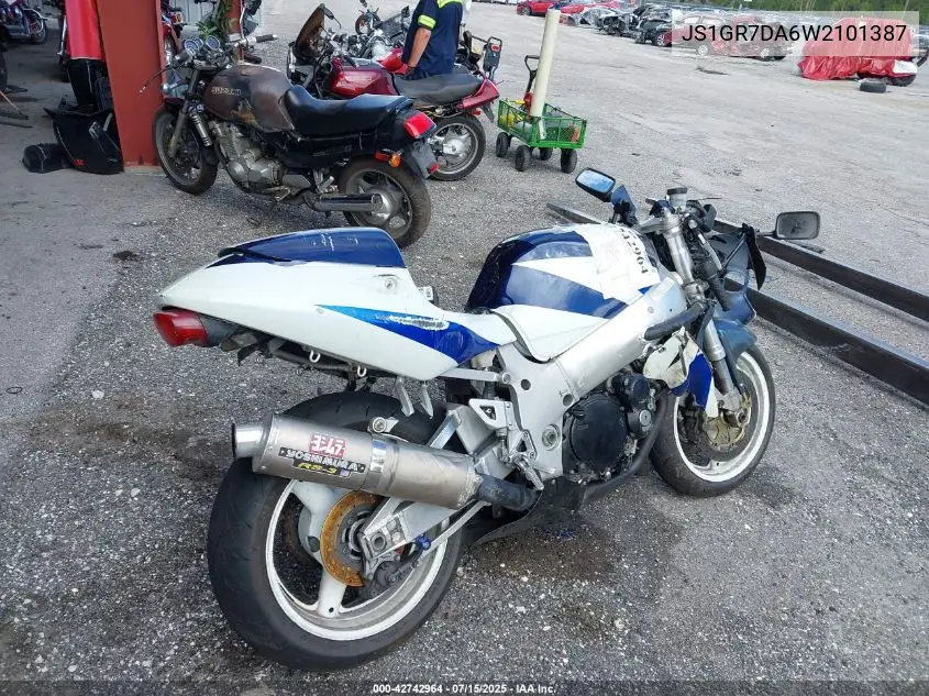 1998 Suzuki Gsx-R750 VIN: JS1GR7DA6W2101387 Lot: 42742964