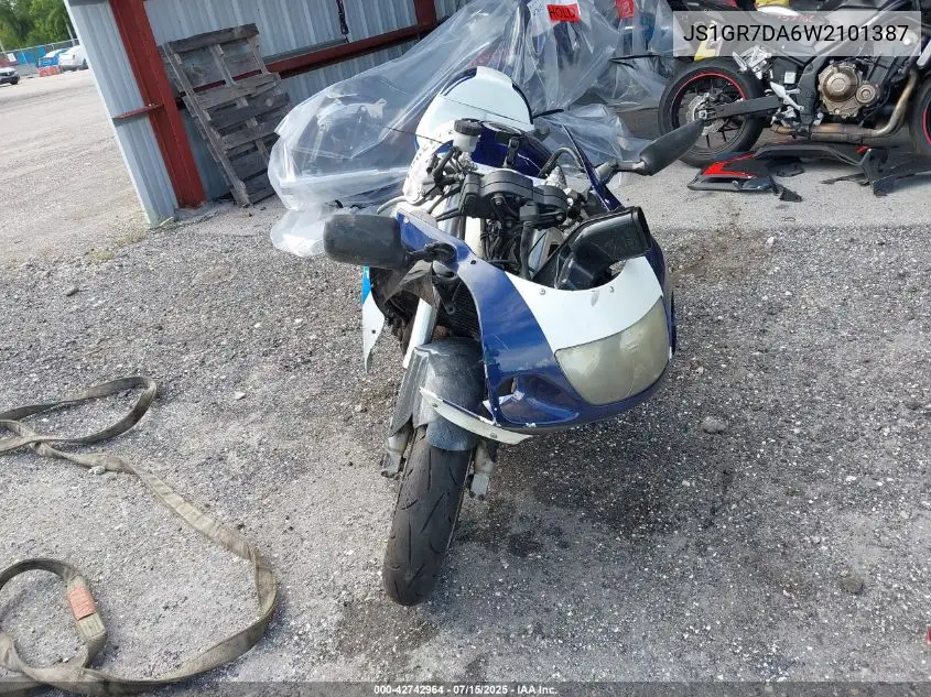1998 Suzuki Gsx-R750 VIN: JS1GR7DA6W2101387 Lot: 42742964