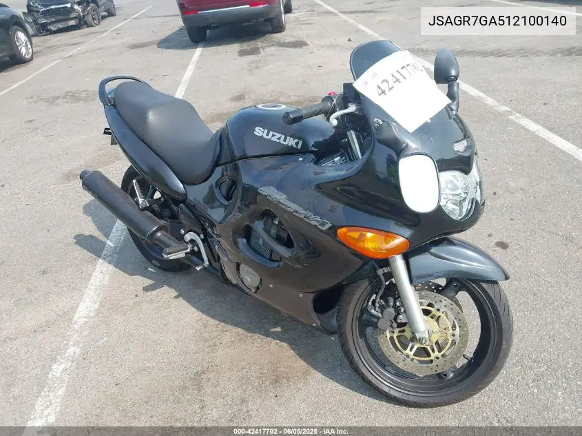 2001 Suzuki Gsx750 F VIN: JSAGR7GA512100140 Lot: 42417702