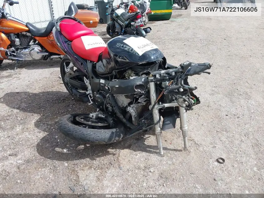 2002 Suzuki Gsx1300 R VIN: JS1GW71A722106606 Lot: 42310579