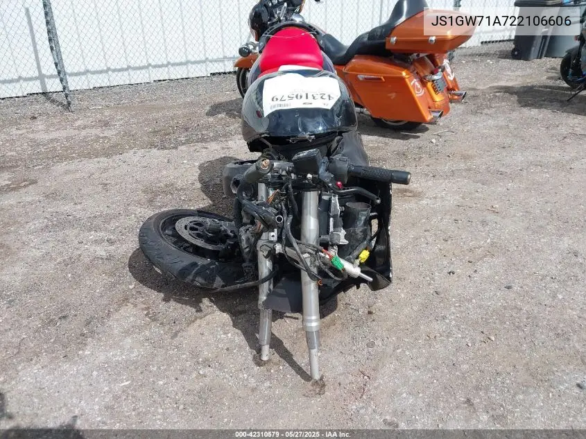 2002 Suzuki Gsx1300 R VIN: JS1GW71A722106606 Lot: 42310579