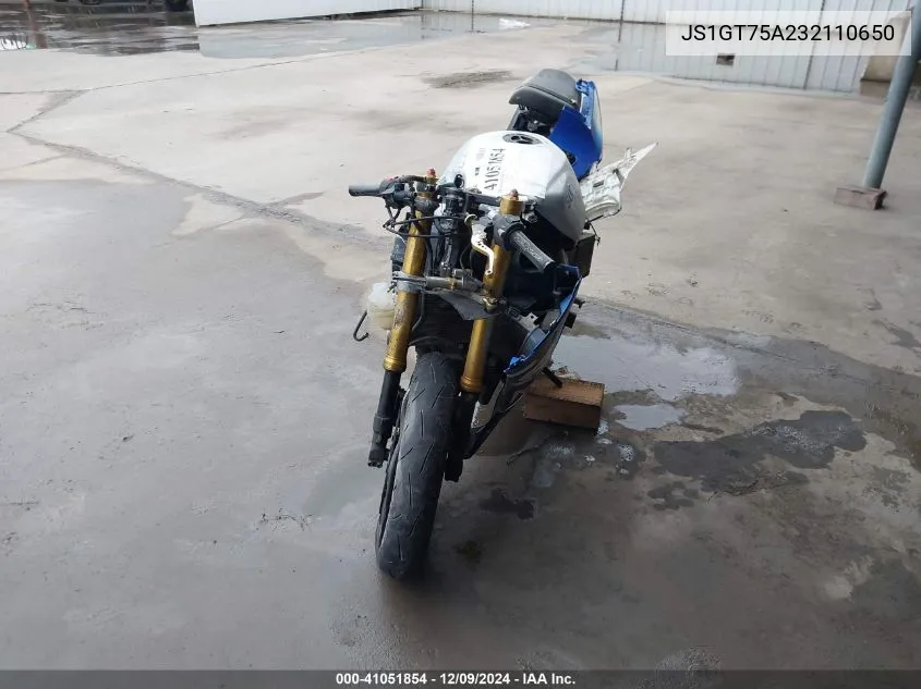 2003 Suzuki Gsx-R1000 VIN: JS1GT75A232110650 Lot: 41051854