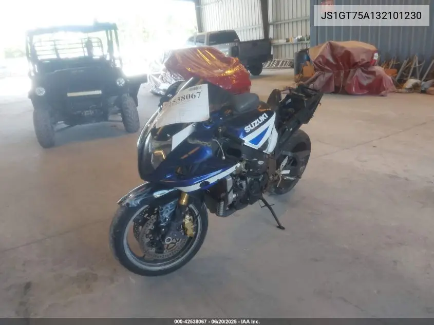 2003 Suzuki Gsx-R1000 VIN: JS1GT75A132101230 Lot: 42538067