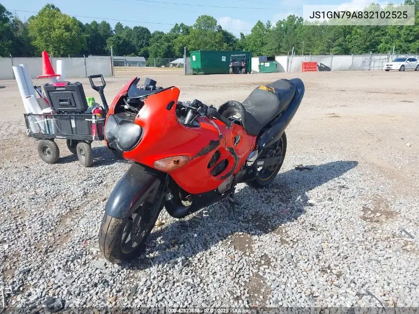 2003 Suzuki Gsx600 F VIN: JS1GN79A832102525 Lot: 42623658