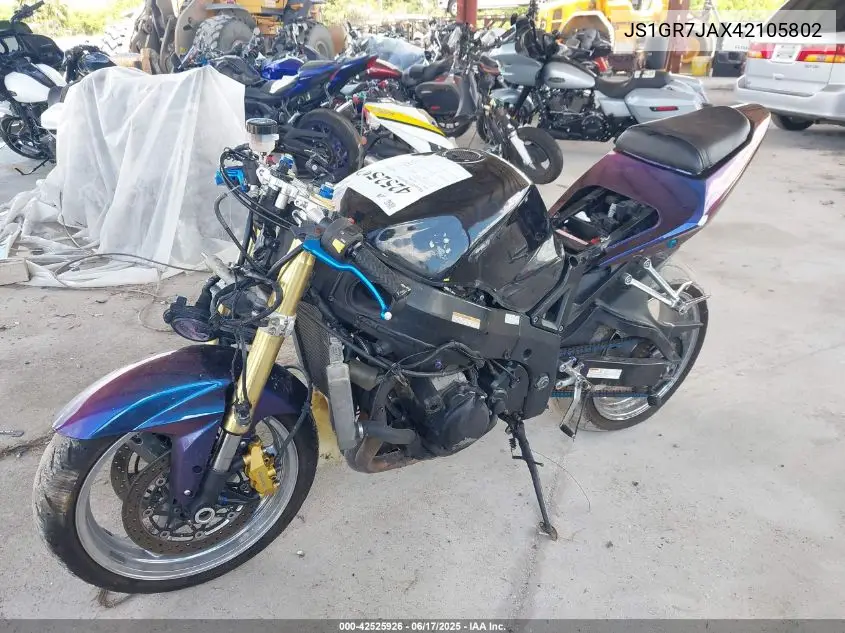 2004 Suzuki Gsx-R750 K VIN: JS1GR7JAX42105802 Lot: 42525926