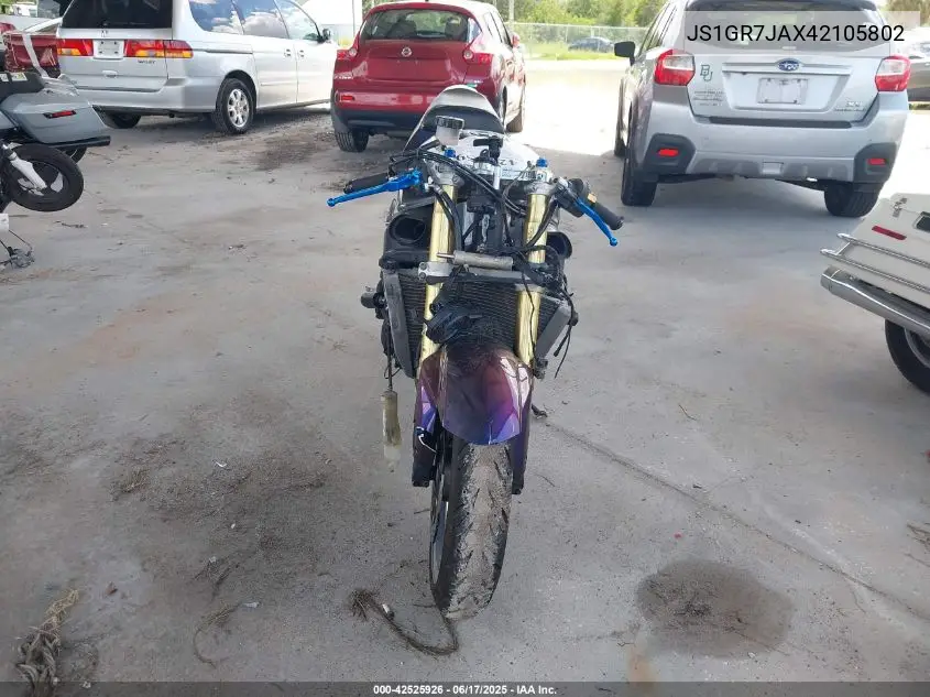 2004 Suzuki Gsx-R750 K VIN: JS1GR7JAX42105802 Lot: 42525926
