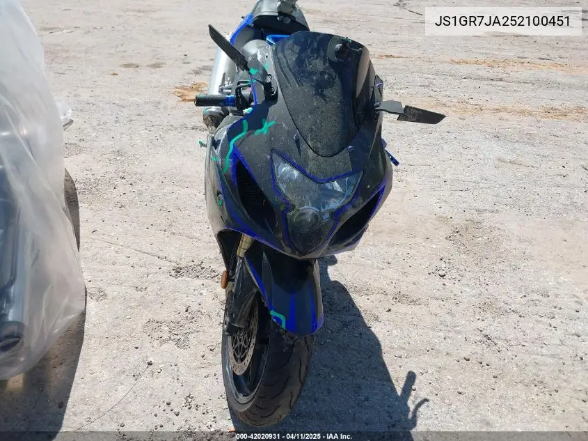 2005 Suzuki Gsx-R750 K VIN: JS1GR7JA252100451 Lot: 42020931