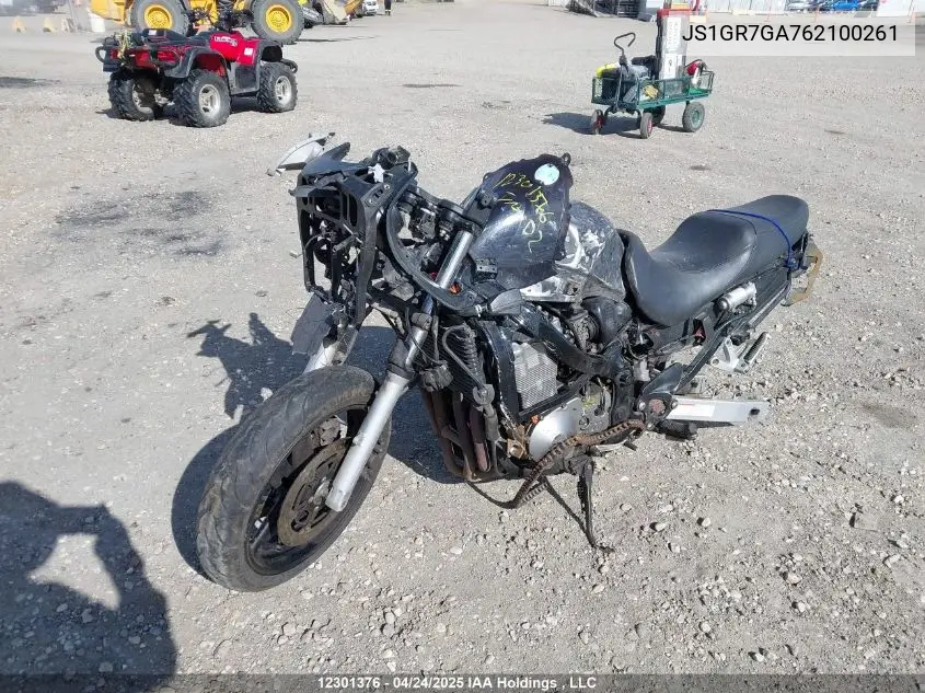 2006 Suzuki Gsx750 F VIN: JS1GR7GA762100261 Lot: 12301376