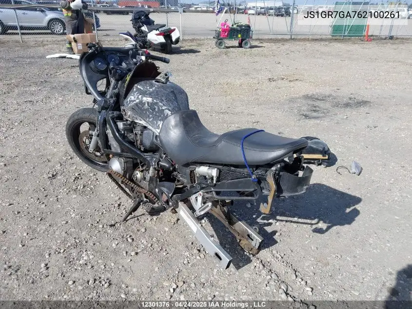2006 Suzuki Gsx750 F VIN: JS1GR7GA762100261 Lot: 12301376