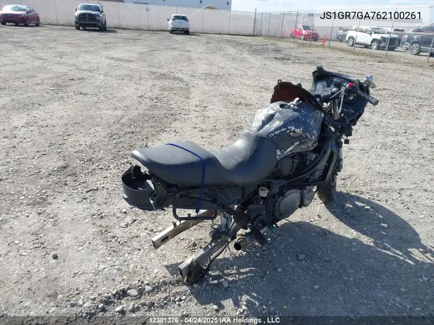 2006 Suzuki Gsx750 F VIN: JS1GR7GA762100261 Lot: 12301376