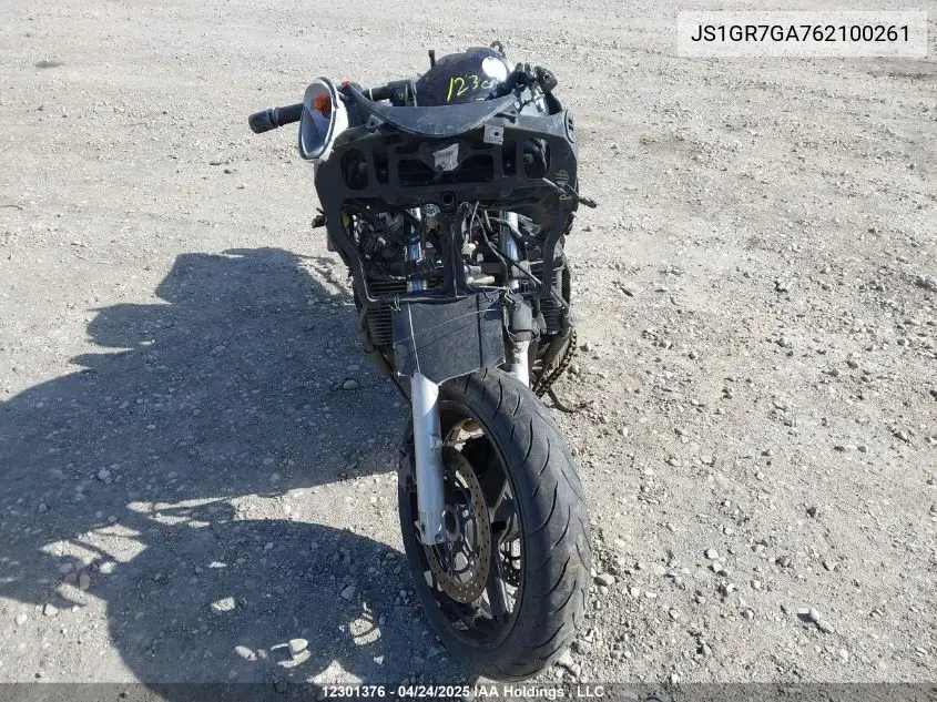 2006 Suzuki Gsx750 F VIN: JS1GR7GA762100261 Lot: 12301376
