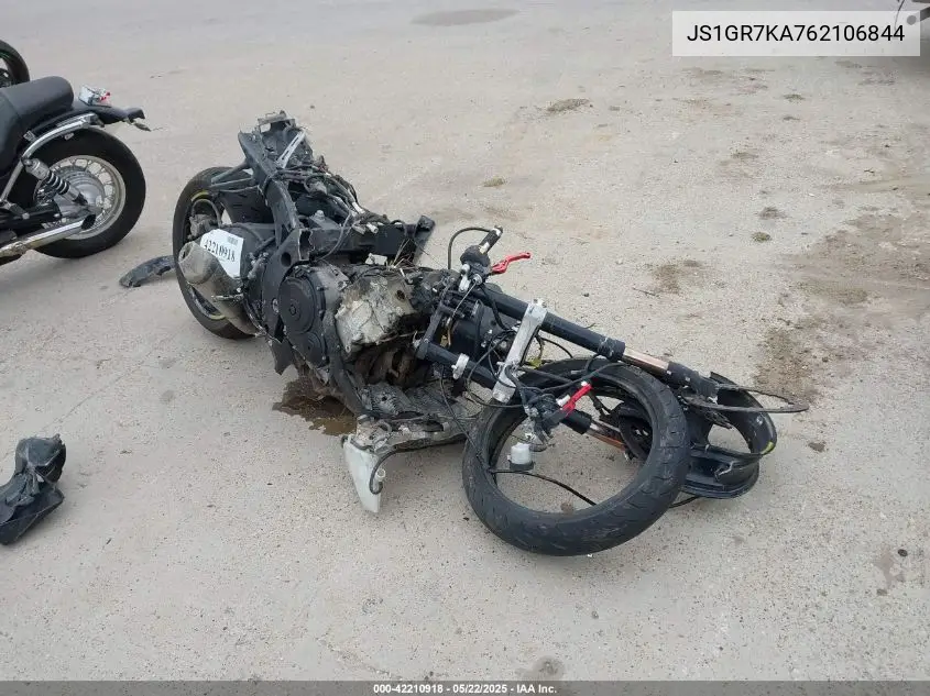 2006 Suzuki Gsx-R750 K6 VIN: JS1GR7KA762106844 Lot: 42210918