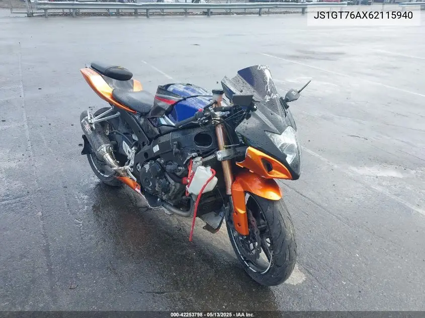 js1gt76ax62115940 JS1GT76AX62115940 2006 Suzuki Gsx-R1000