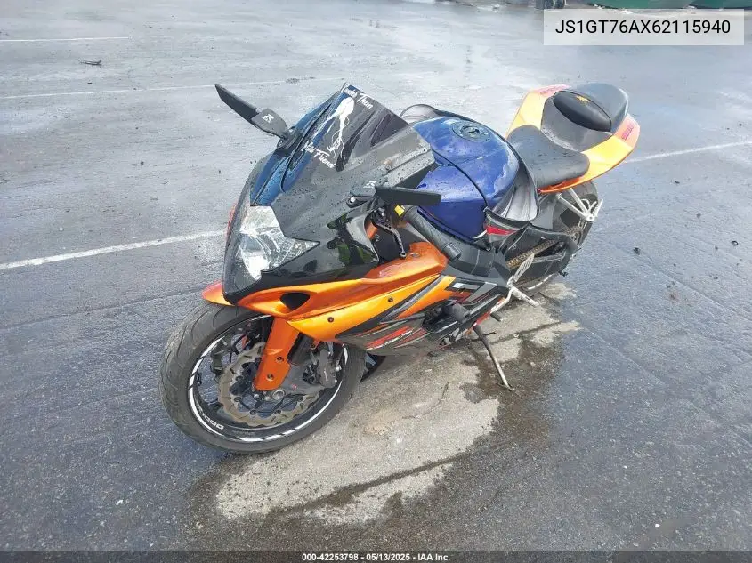 js1gt76ax62115940 JS1GT76AX62115940 2006 Suzuki Gsx-R1000