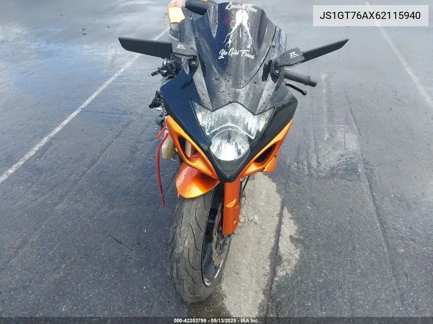 js1gt76ax62115940 JS1GT76AX62115940 2006 Suzuki Gsx-R1000