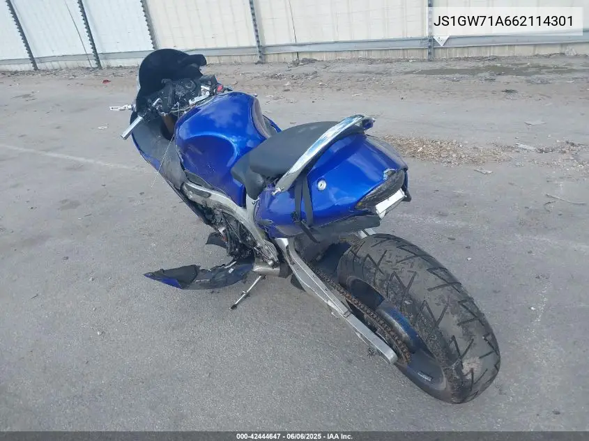 2006 Suzuki Gsx1300 R VIN: JS1GW71A662114301 Lot: 42444647