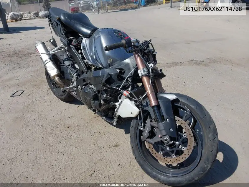 2006 Suzuki Gsx-R1000 VIN: JS1GT76AX62114738 Lot: 42528446
