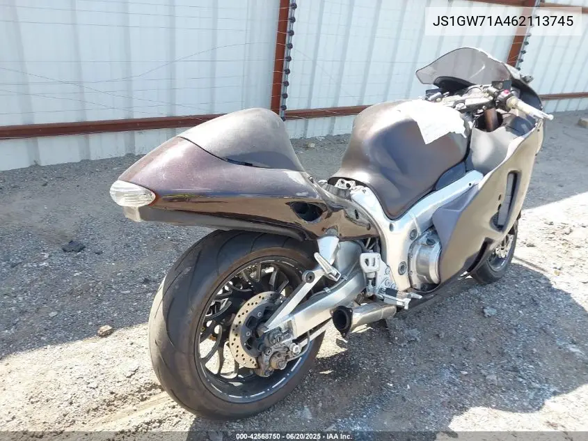 2006 Suzuki Gsx1300 R VIN: JS1GW71A462113745 Lot: 42568750