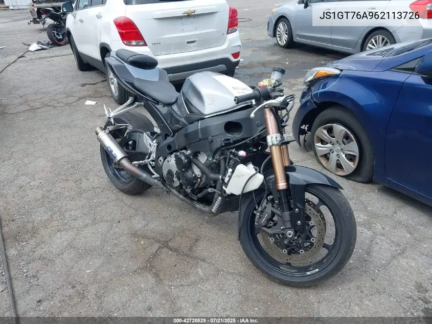 2006 Suzuki Gsx-R1000 VIN: JS1GT76A962113726 Lot: 42720529