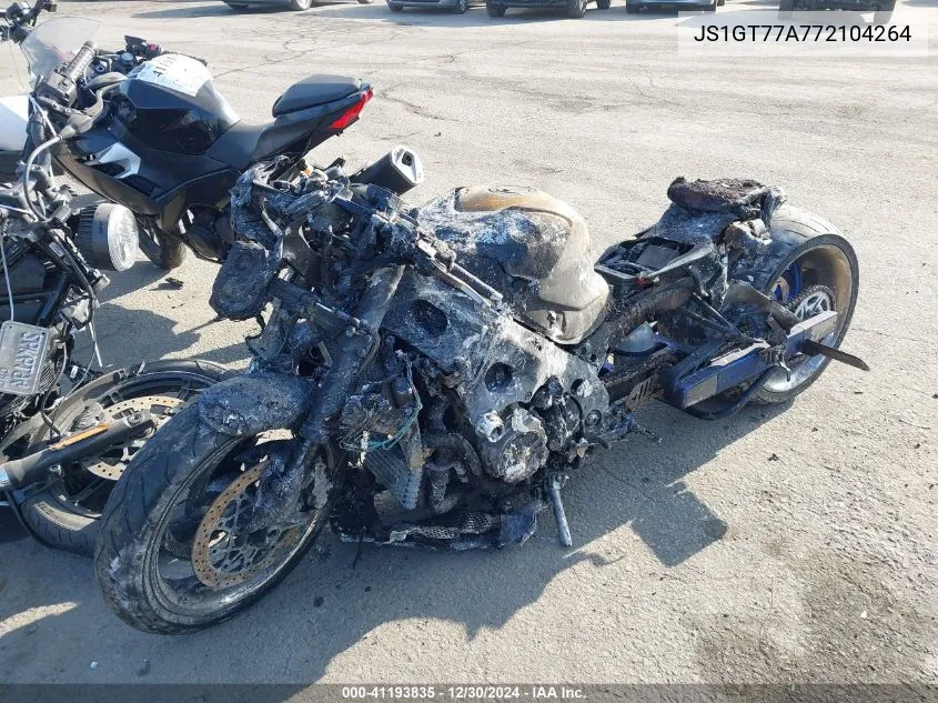 2007 Suzuki Gsx-R1000 VIN: JS1GT77A772104264 Lot: 41193835