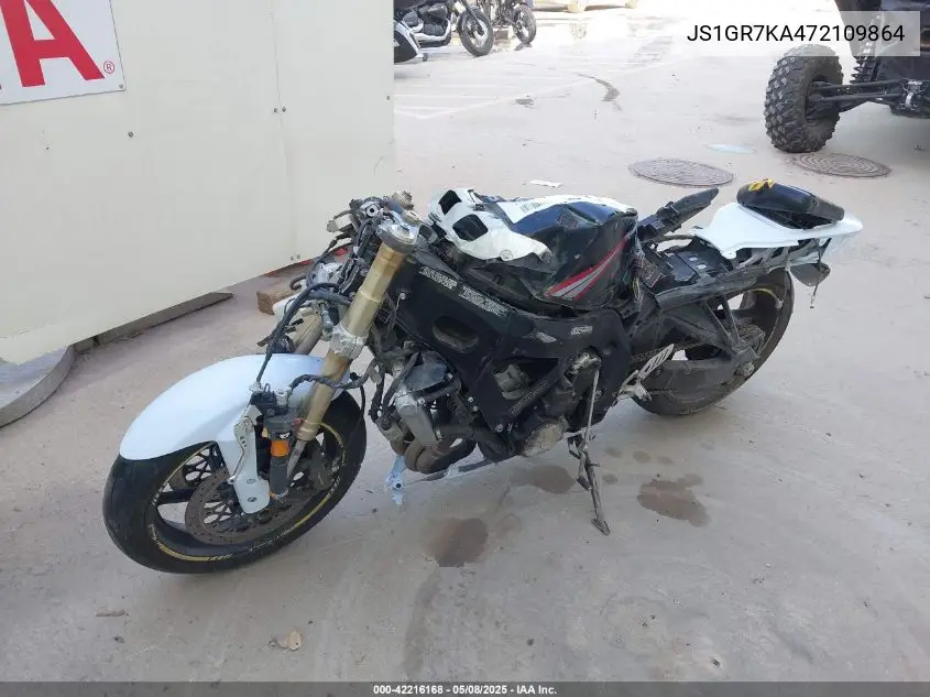 2007 Suzuki Gsx-R750 VIN: JS1GR7KA472109864 Lot: 42216168