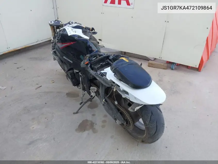 2007 Suzuki Gsx-R750 VIN: JS1GR7KA472109864 Lot: 42216168