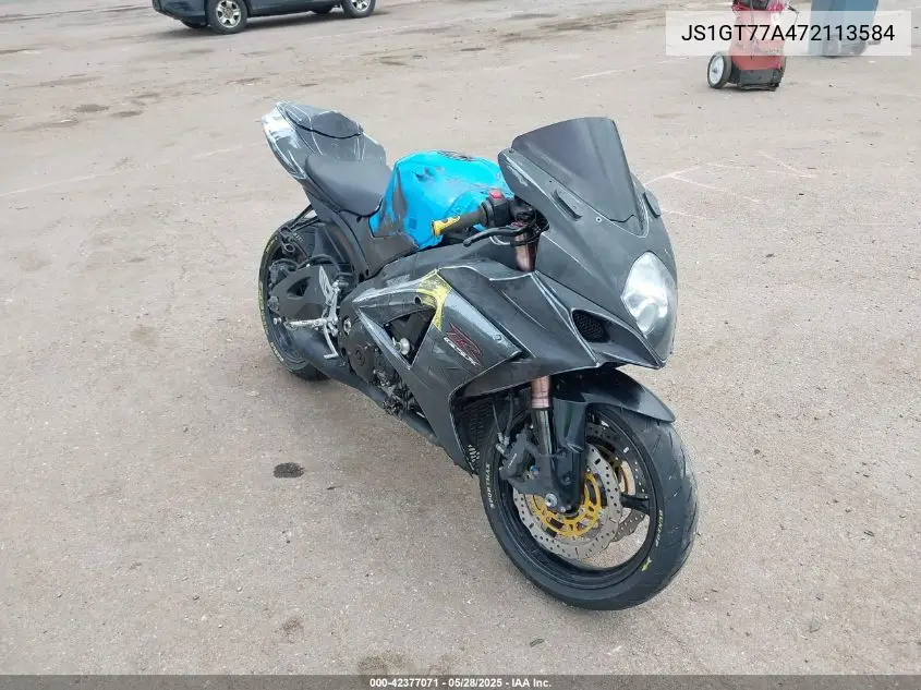 2007 Suzuki Gsx-R1000 VIN: JS1GT77A472113584 Lot: 42377071