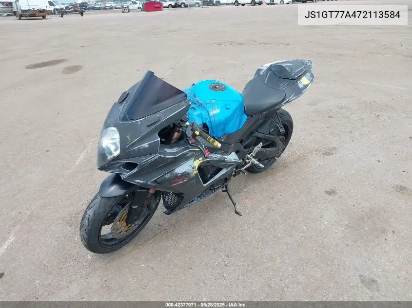 2007 Suzuki Gsx-R1000 VIN: JS1GT77A472113584 Lot: 42377071