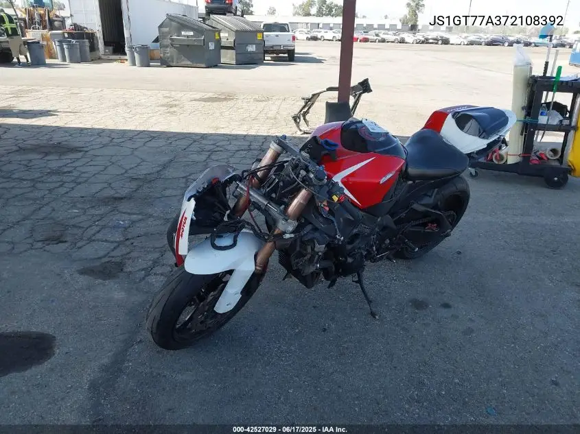 2007 Suzuki Gsx-R1000 VIN: JS1GT77A372108392 Lot: 42527029